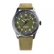 BREITLING AVIATOR 8 AUTOMATIC GREEN MIDDLE EAST LIMITED EDITION 250 PCS MEN'S WATCH 41MM - M173153A1L1X2