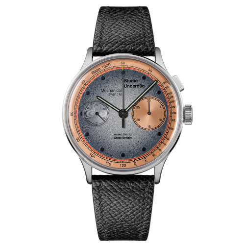 STUDIO UNDERDOG 03SERIES STEEL SALMON DIAL 38.5mm