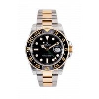 ROLEX GMT-MASTER II STEEL & YELLOW GOLD BLACK DIAL- 116713LN ROLEX GMT-MASTER II STEEL & YELLOW GOLD BLACK DIAL- 116713LN