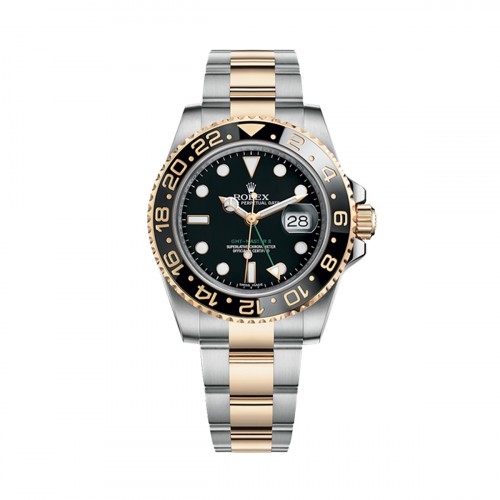 ROLEX GMT MASTER II OYSTERSTEEL & YELLOW GOLD 40mm (2017) 116713LN