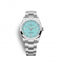 ROLEX OYSTER PERPETUAL 36 STAINLESS STEEL TURQUOISE BLUE DIAL (2022) - 126000 ROLEX OYSTER PERPETUAL 36 STAINLESS STEEL TURQUOISE BLUE DIAL (2022) - 126000
