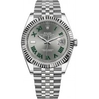 ROLEX DATEJUST 41 STEEL JUBILEE WIMBELDON (2019) 126334