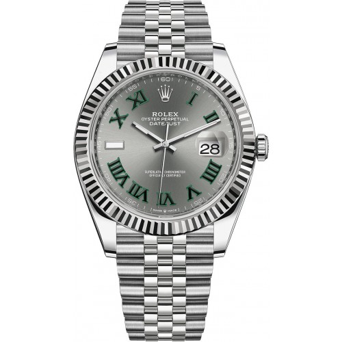 ROLEX DATEJUST 41 STEEL JUBILEE WIMBELDON (2019) 126334