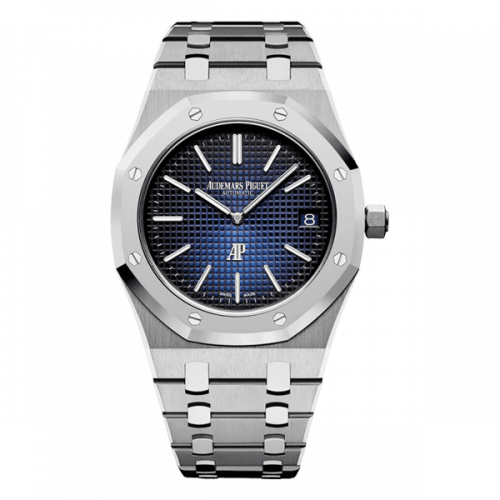 AUDEMARS PIGUET ROYAL OAK JUMBO 39MM TITANIUM, PLATINUM BEZEL 250 PIECES LIMITED - 15202IP.OO.1240IP.01