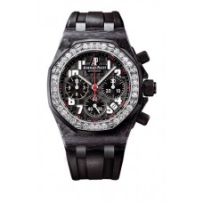 AUDEMARS PIGUET LADY ROYAL OAK OFFSHORE 37 FORGED CARBON DIAMOND BEZEL (2012) - 26267FS.ZZ.D002CA.01