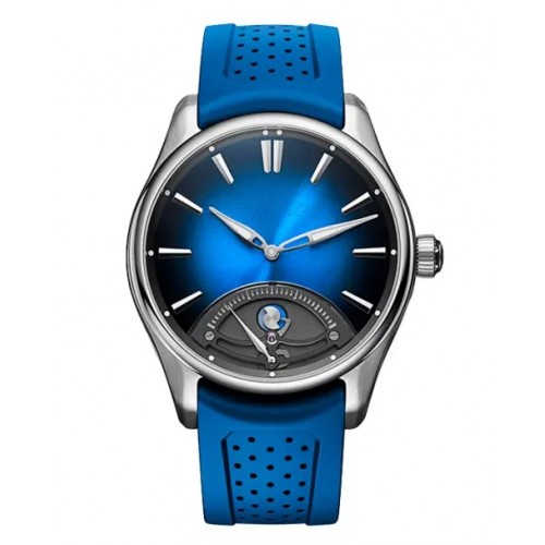 H. MOSER & CIE PIONEER STEEL RETROGRADE SECONDS MIDNIGHT BLUE (2025) 3250-1200