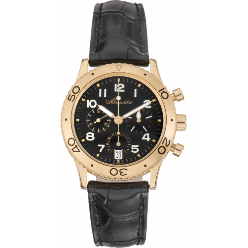 BREGUET TYPE XX- XXI- XXII FLYBACK CHRONOGRAPH Transatlantique 18K Yellow Gold 
