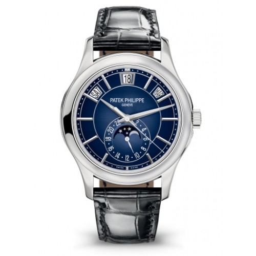 PATEK PHILIPPE COMPLICATIONS ANNUAL CALENDAR MOONPHASE WHITE GOLD (2024)