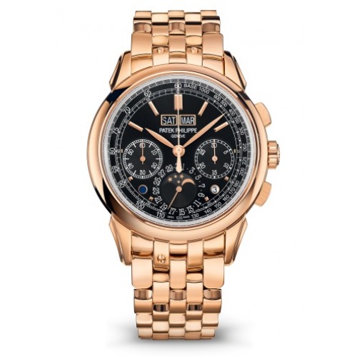 PATEK PHILIPPE GRAND COMPLICATIONS PERPETUAL CALENDAR FULL ROSE GOLD CHRONOGRAPH (2022) 5270/1R-001