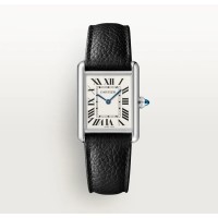 CARTIER TANK MUST STEEL WHITE LARGE QUARTZ (2021)