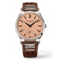 PATEK PHILIPPE CALATRAVA PLATINUM OPALINE ROSE-GLIT DIAL (2026) 6196P-001