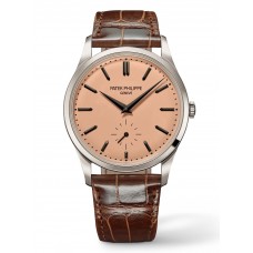 PATEK PHILIPPE CALATRAVA PLATINUM OPALINE ROSE-GLIT DIAL (2026) 6196P-001