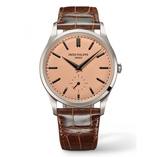 PATEK PHILIPPE CALATRAVA PLATINUM OPALINE ROSE-GLIT DIAL (2026) 6196P-001