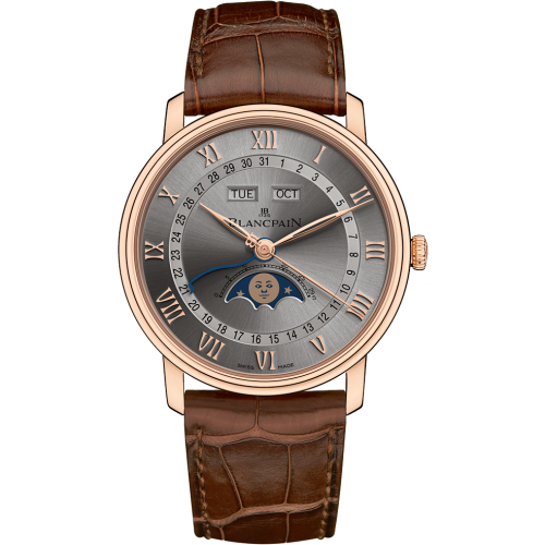 Blancpain Villeret Quantième Complet Calendar Rose Gold (2023) 6654 3613 55B