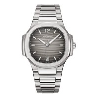 PATEK PHILIPPE LADIES' NAUTILUS GREY STAINLESS STEEL AUTOMATIC (2025) 7118/1A-011