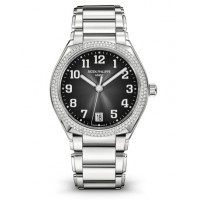 PATEK PHILIPPE  TWENTY~4 STEEL GREY DIAL DIAMONDS BEZEL 7300/1200A-010