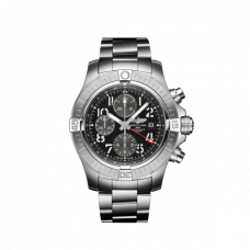 BREITLING AVENGER CHRONOGRAPH GMT 45 STEEL BLACK - A24315101B1A1