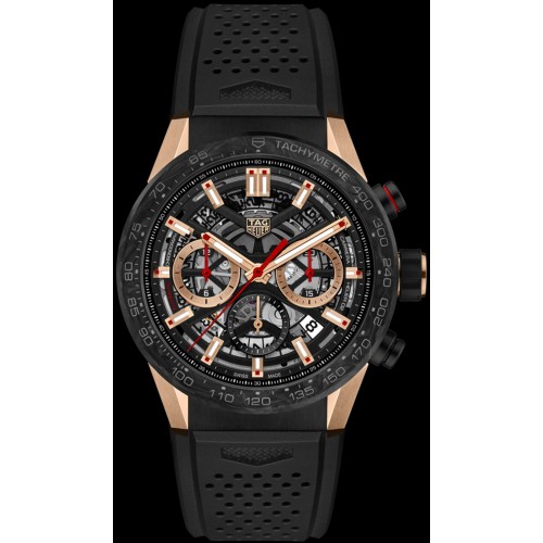 TAG HEUER CARRERA CHRONOGRAPH STEEL & GOLD 43MM AUTOMATIC (2019) - CBG2052.FT6143