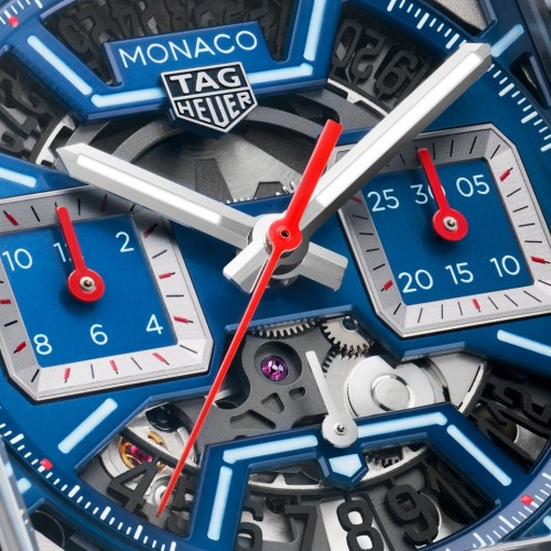 TAG HEUER MONACO CHRONOGRAPH SKELETON TITANIUM (2025) - CBL2182.FT6235