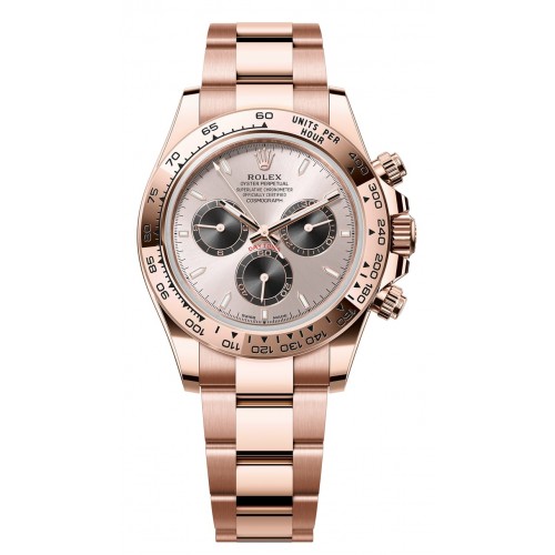 Rolex Cosmograph Daytona Rose Gold Sundust and Bright Black 126505