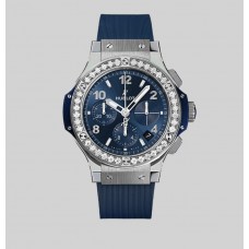 HUBLOT BIG BANG 41MM STEEL BLUE DIAL DIAMONDS BEZEL (2024) - 341.SX.7170.RX.1204