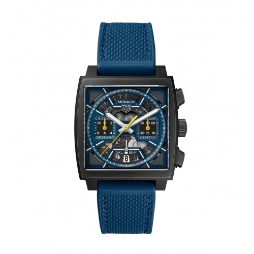 TAG HEUER MONACO 39 CHRONOGRAPH TITANIUM COATED WITH BLACK DLC (2025) - CBL2188.FT6261 