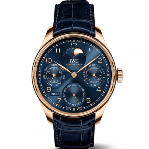 IWC PORTUGIESERE PERPETUAL CALENDAR BOUTIQUE EDITION BLUE 44.2MM(2022) - IW503312