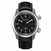 BREMONT MARTIN BAKER II BLACK DIAL STEEL (2011) - MBII/GN