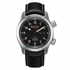 BREMONT MARTIN BAKER II BLACK DIAL STEEL (2011) - MBII/GN