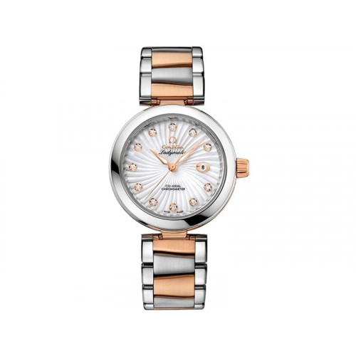 OMEGA DE VILLE LADYMATIC 34mm STEEL & GOLD 425.20.34.20.55.001