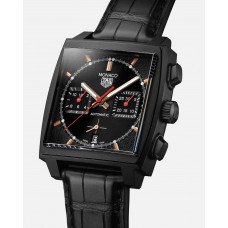 TAG HEUER MONACO "DARK LORD" CHRONOGRAPH TITANIUM 39MM - CBL2180.FC6497