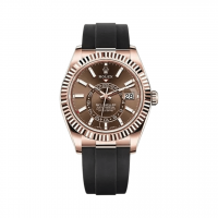 ROLEX SKY-DWELLER OYSTERFLEX  ROSE GOLD CHOCOLATE (2022) - 326235