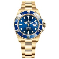 ROLEX SUBMARINER DATE BLUE YELLOW GOLD 41mm (2024) - 126618LB