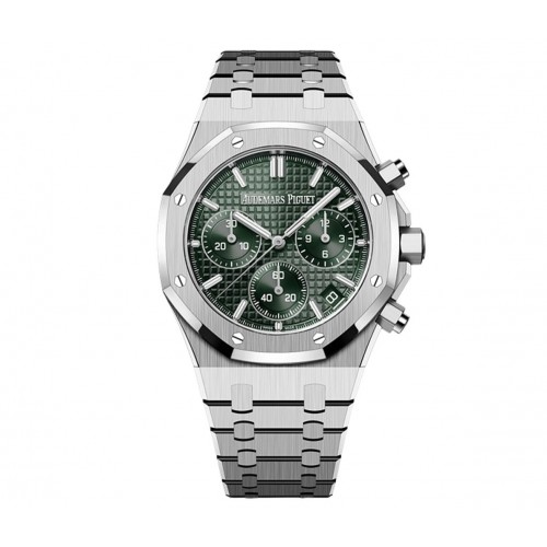AUDEMARS PIGUET ROYAL OAK CHRONOGRAPH 50TH ANNIVERSARY EDITION STEEL GREEN DIAL (2022) - 26240ST.OO.1320ST.04 