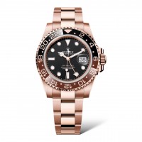 ROLEX GMT MASTER II "ROOTBEER" ROSE GOLD - 126715CHNR