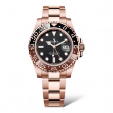 ROLEX GMT MASTER II "ROOTBEER" ROSE GOLD - 126715CHNR