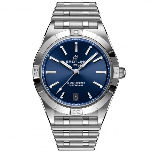 BREITLING CHRONOMAT 36 STEEL BLUE DIAL (2025) - A10380101C1A1