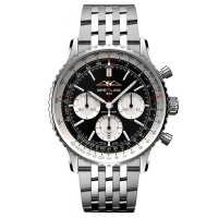 BREITLING NAVITIMER B01 CHRONOGRAPH 43 STEEL BLACK DIAL (2024) - AB0138211B1A1 BREITLING NAVITIMER B01 CHRONOGRAPH 43 STEEL BLACK DIAL (2024) - AB0138211B1A1