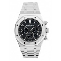 AUDEMARS PIGUET ROYAL OAK CHRONOGRAPH STEEL BLACK DIAL 41MM (2016) - 26320ST.OO.1220ST.01