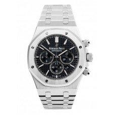 AUDEMARS PIGUET ROYAL OAK CHRONOGRAPH STEEL BLACK DIAL 41MM (2016) - 26320ST.OO.1220ST.01 AUDEMARS PIGUET ROYAL OAK CHRONOGRAPH STEEL BLACK DIAL 41MM (2016) - 26320ST.OO.1220ST.01