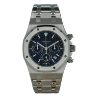 AUDEMARS PIGUET ROTAL OAK 39MM CHRONOGRAPH STEEL BLUE DIAL - 25860ST.OO.1110ST.03 (2005)