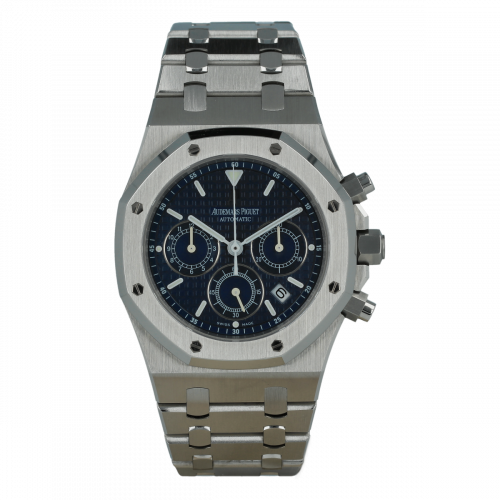 AUDEMARS PIGUET ROTAL OAK 39MM CHRONOGRAPH STEEL BLUE DIAL - 25860ST.OO.1110ST.03 (2005)