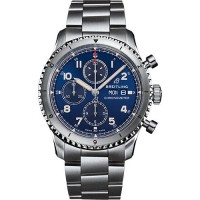 BREITLING AVIATOR 8 CHRONOGRAPH 43 STEEL BLUE DIAL - A13316101C1A1