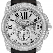 CARTIER CALIBRE DE CARTIER WHITE GOLD DIAMONDS (2011) - WF100007