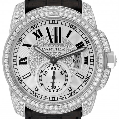 CARTIER CALIBRE DE CARTIER WHITE GOLD DIAMONDS (2011) - WF100007