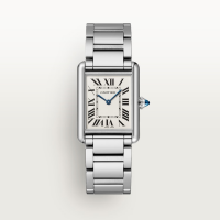 CARTIER TANK MUST LARGE FULL STEEL WHITE QUARTZ WSTA0106 (2025)