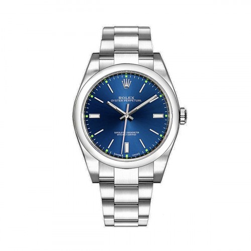 ROLEX OYSTER PERPETUAL BLUE STAINLESS STEEL 39MM - 114300(2019)