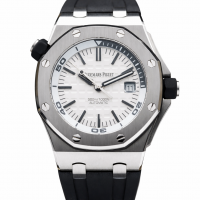 AUDEMARS PIGUET ROYAL OAK OFFSHORE DIVER WHITE STEEL 42MM (2016) - 15710ST.OO.A002CA.02