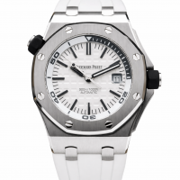 AUDEMARS PIGUET ROYAL OAK OFFSHORE DIVER WHITE STEEL 42MM (2016) - 15710ST.OO.A002CA.02