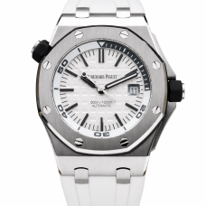 AUDEMARS PIGUET ROYAL OAK OFFSHORE DIVER WHITE STEEL 42MM (2016) - 15710ST.OO.A002CA.02